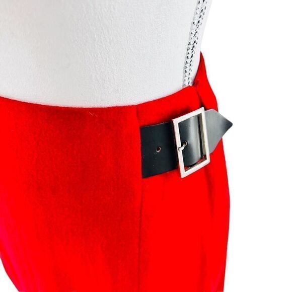 Harold’s skirt  wool cashmere blend  red pencil skirt made In  USA size 2 - Picture 8 of 11